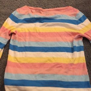 Colorful stripe tee